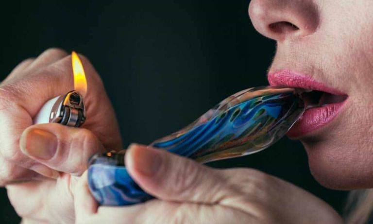 hand blown glass pipe