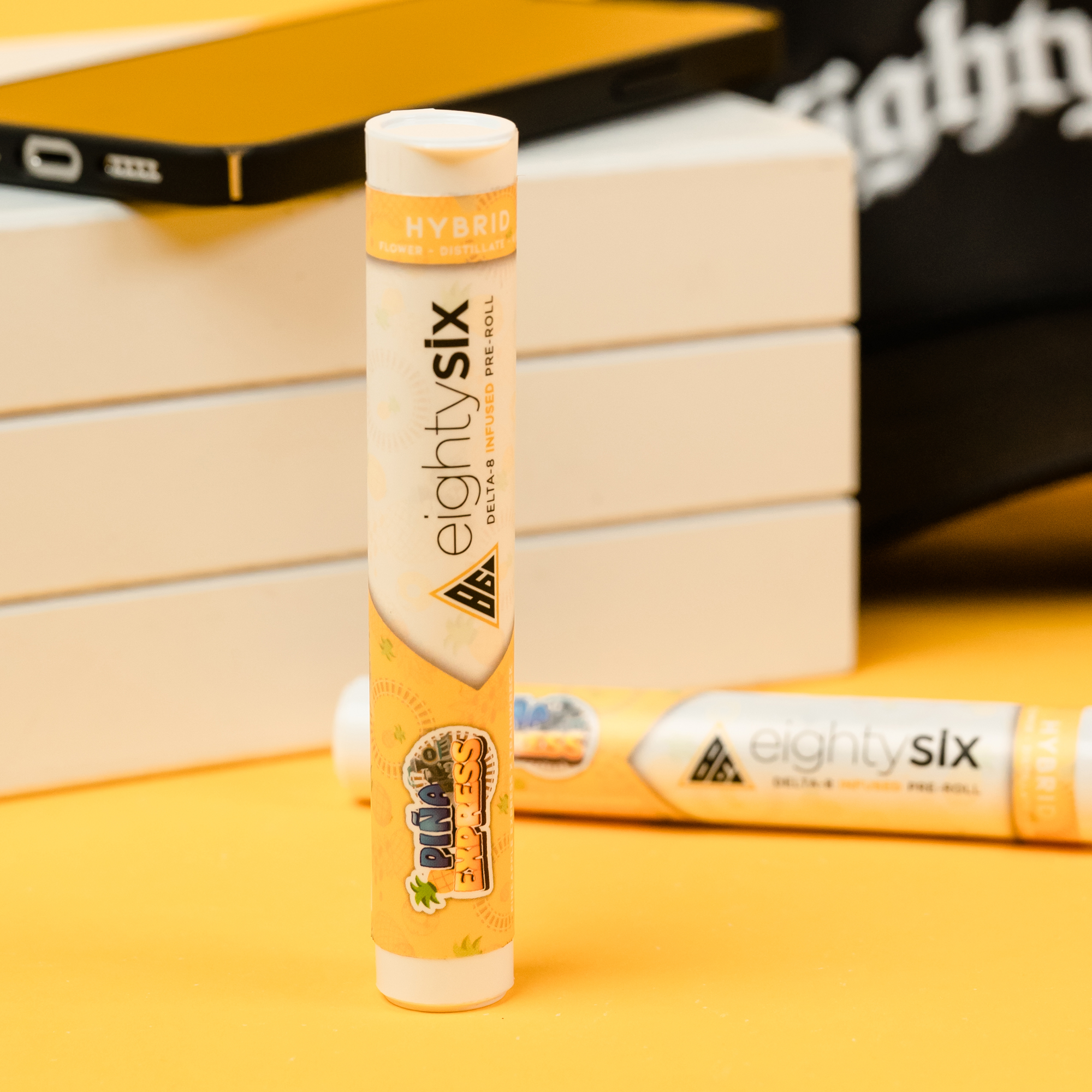 eighty-six delta 8 pre-roll hybrid cover photo