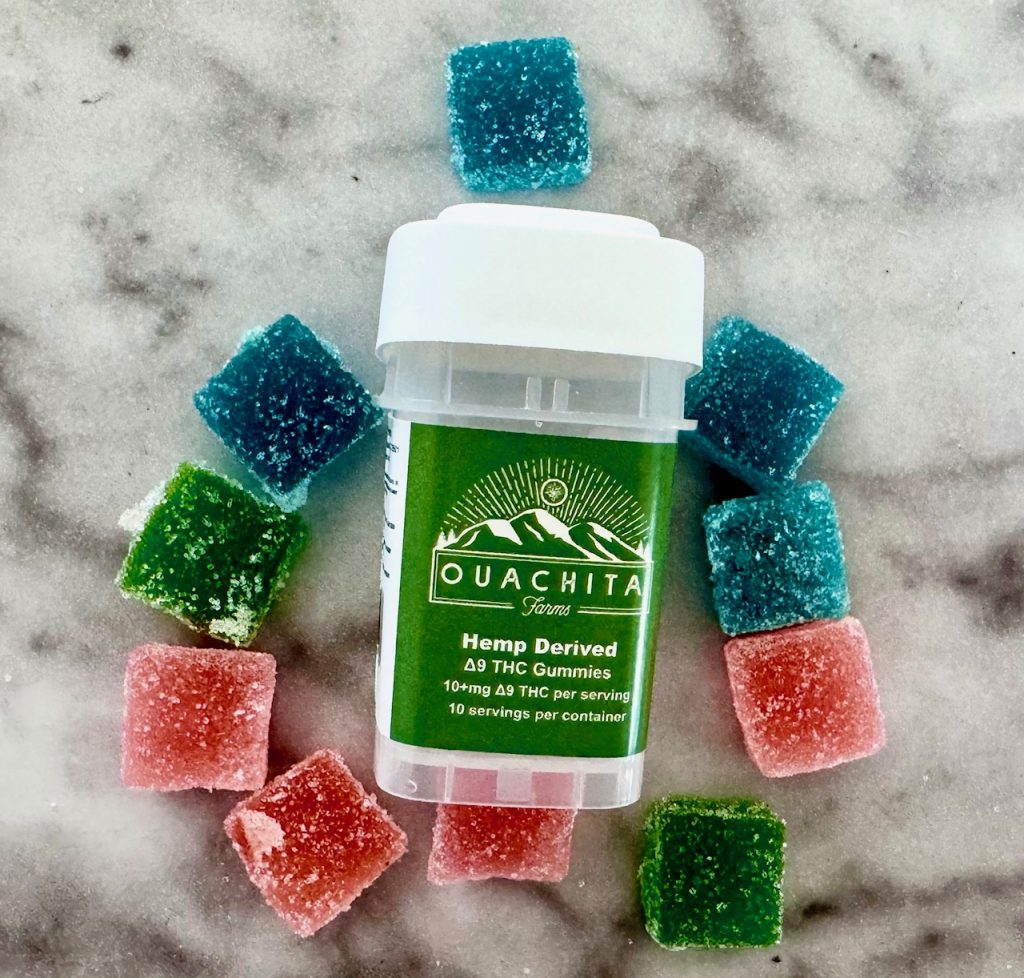 Delta 9 gummies created by ouachita farms canna club