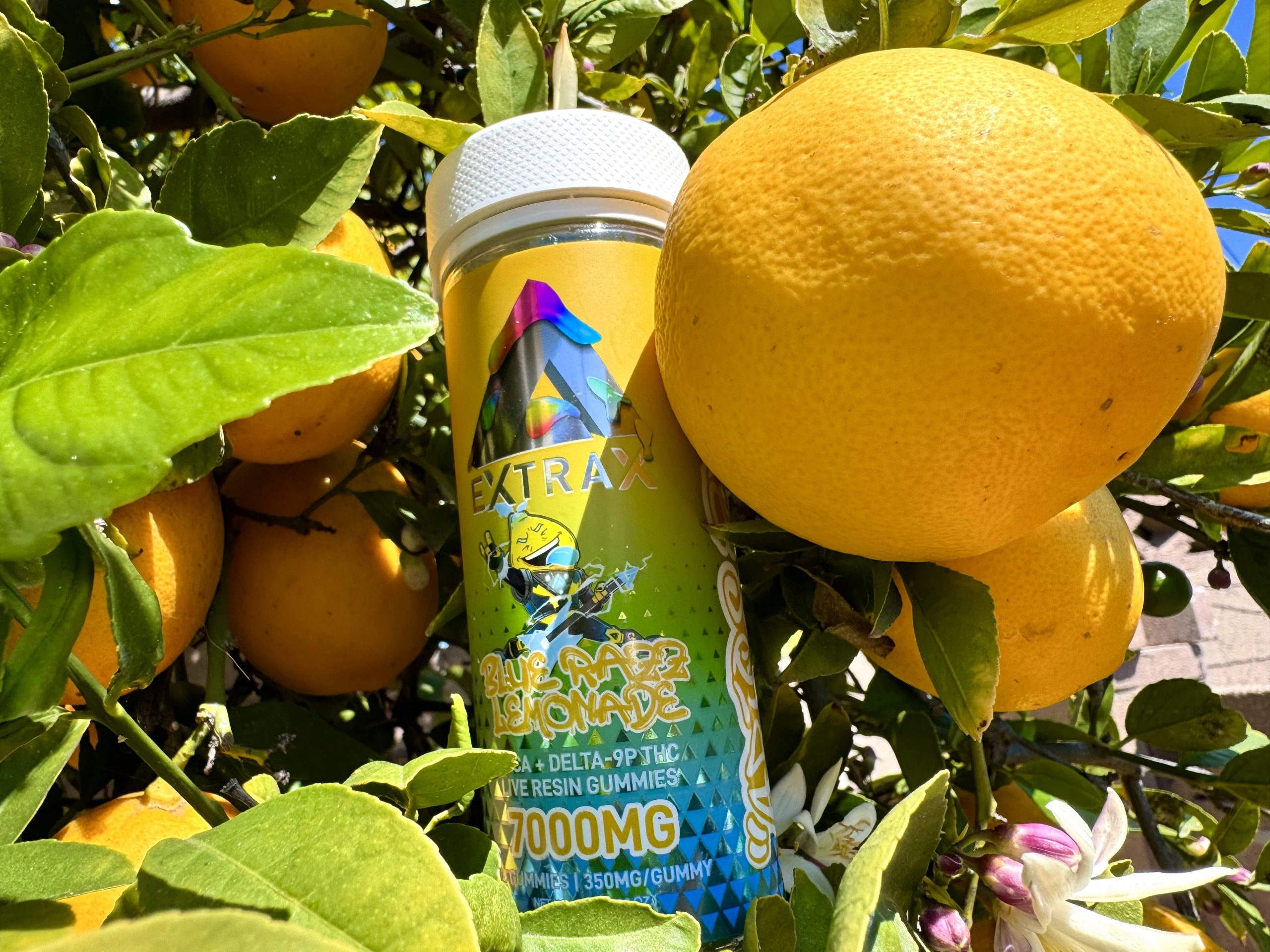 delta extrax blue razz lemonade gummies review cover photo