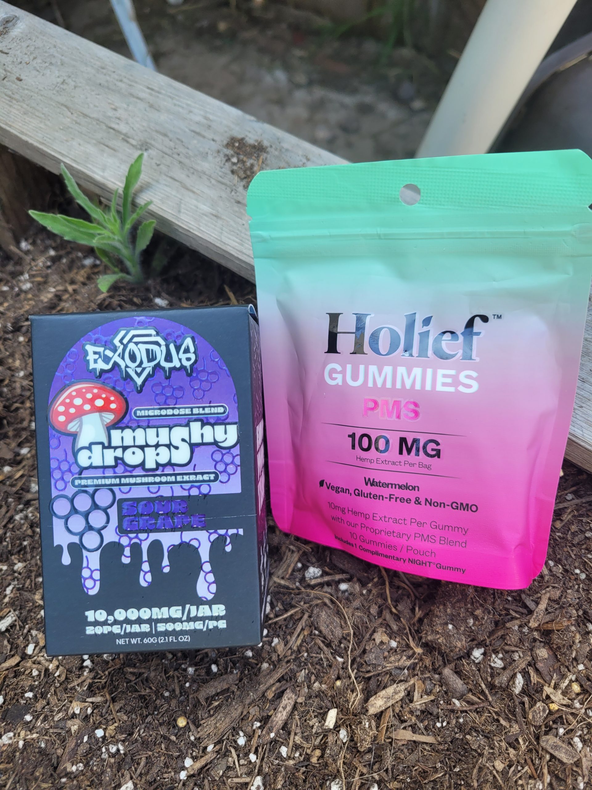 Big D CBD Holief Gummies & Exodus Mushy Drops Review cover photo