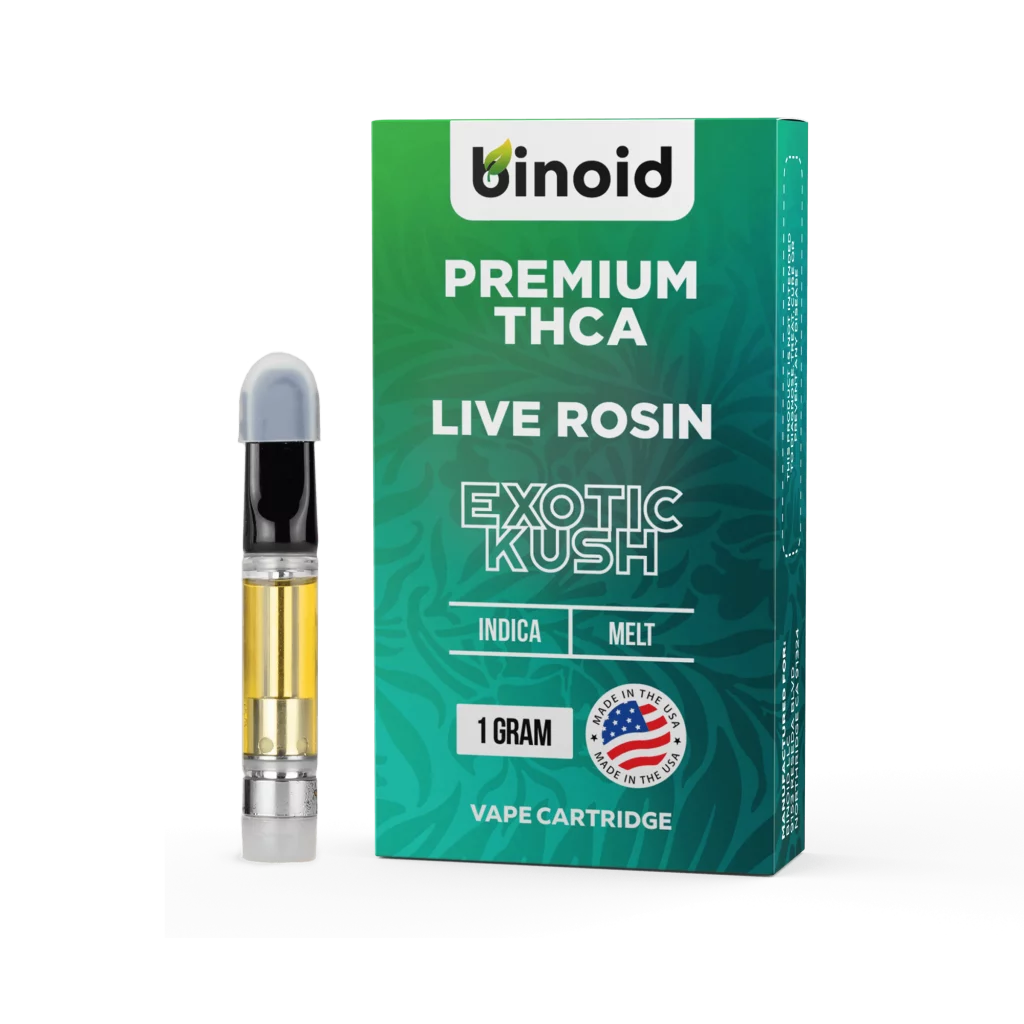 exotic kush thca cart from binoid