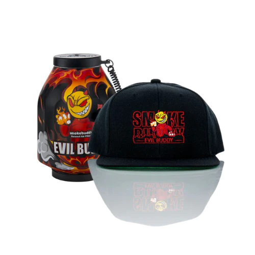 Evil Smokebuddy Original Bundle with Matching Evil Snapback
