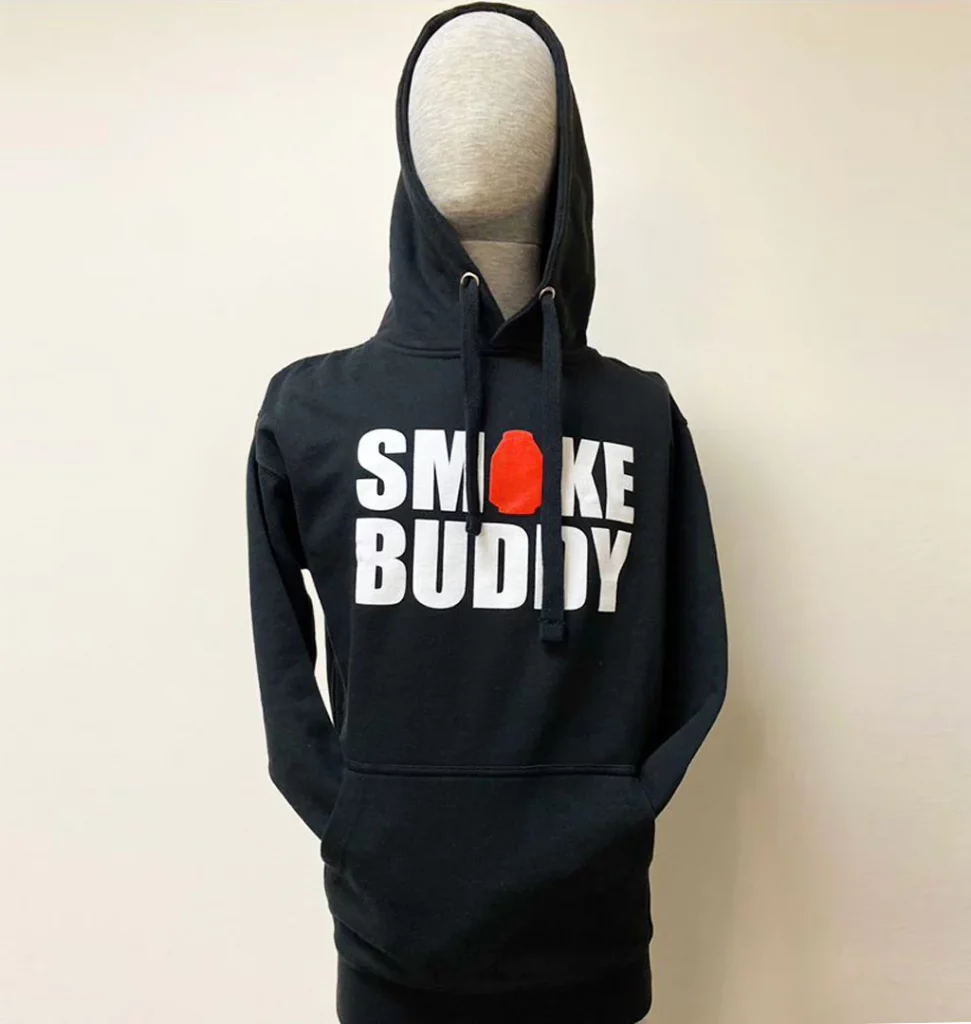 smokebuddy hoodie stoner gift