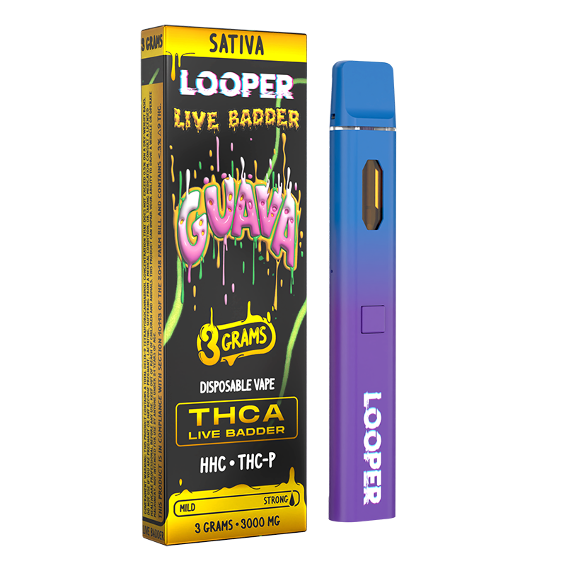 An image showing one of the many products under the Looper Live Badder 3g Disposable line.