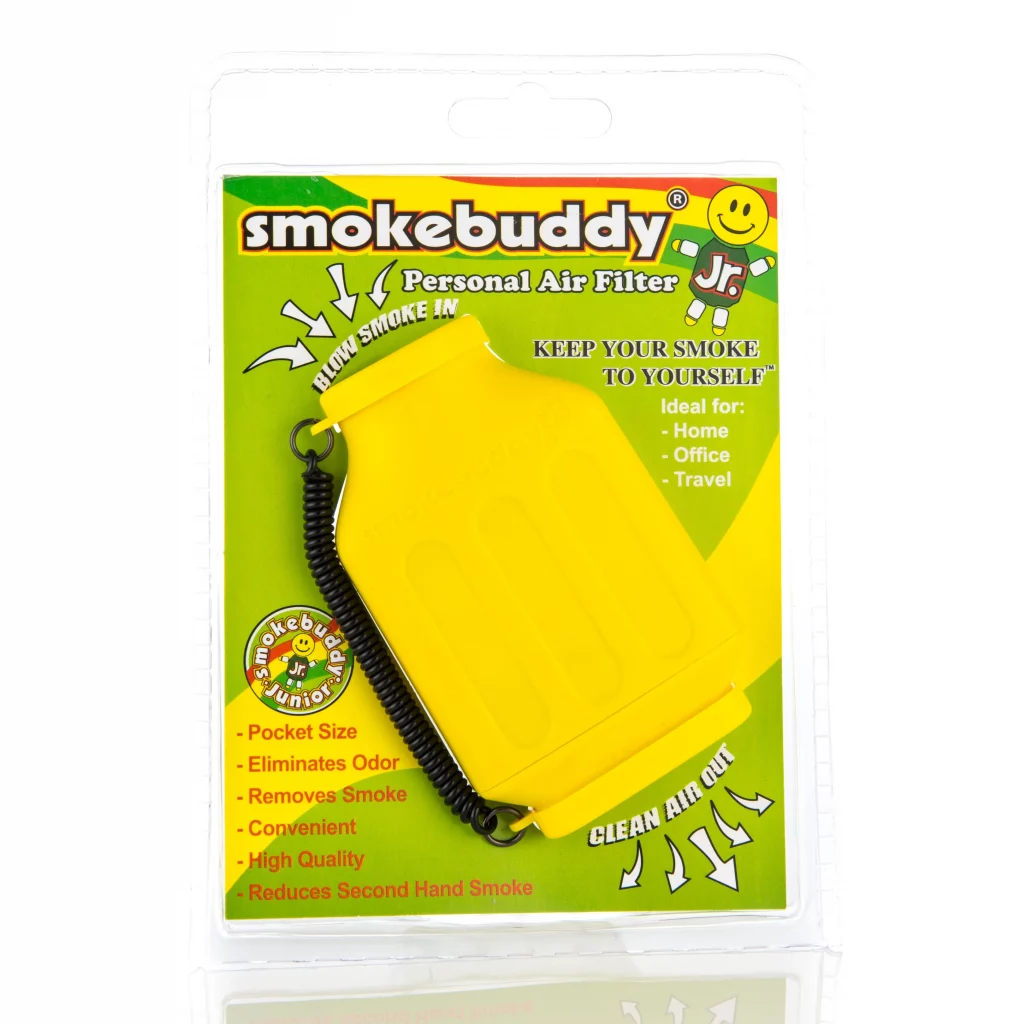 Using an air filter while smoking indoors is one of the best ways to keep odor from staying inside your household.