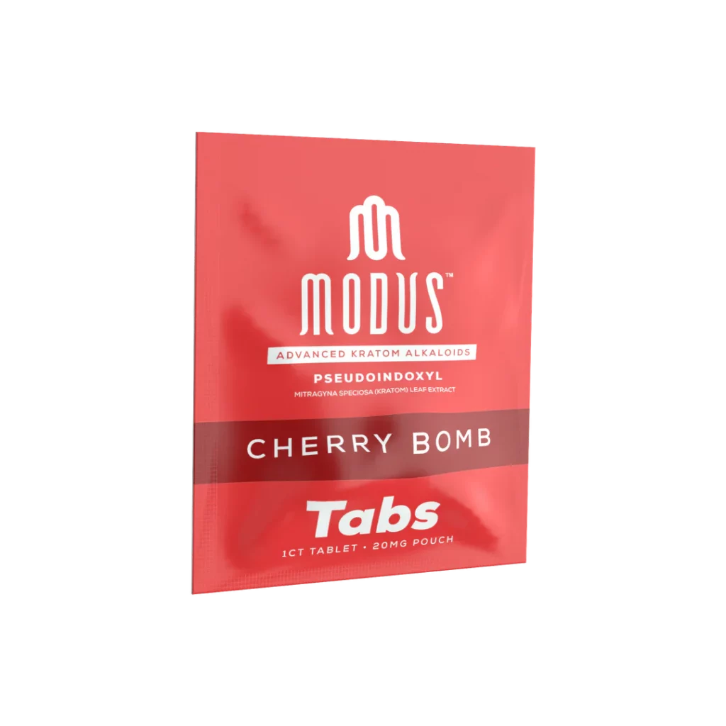 Modus Life Pseudoindoxyl tabs shown in white background on top of white flooring.