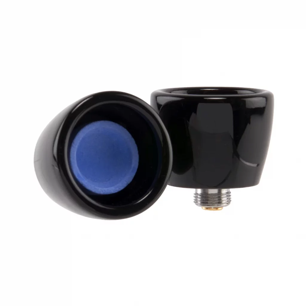 Onyx atomizer displayed in front of a white background on top of white flooring.