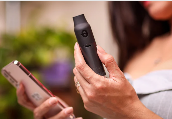 Best pressurized air inhaler displayed in front of a clear background.