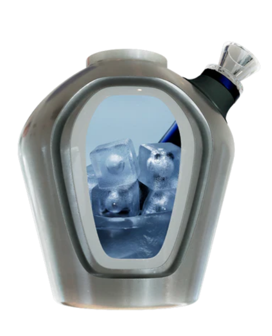 Image showing the results of cleaning a bong which makes it extra looking good.