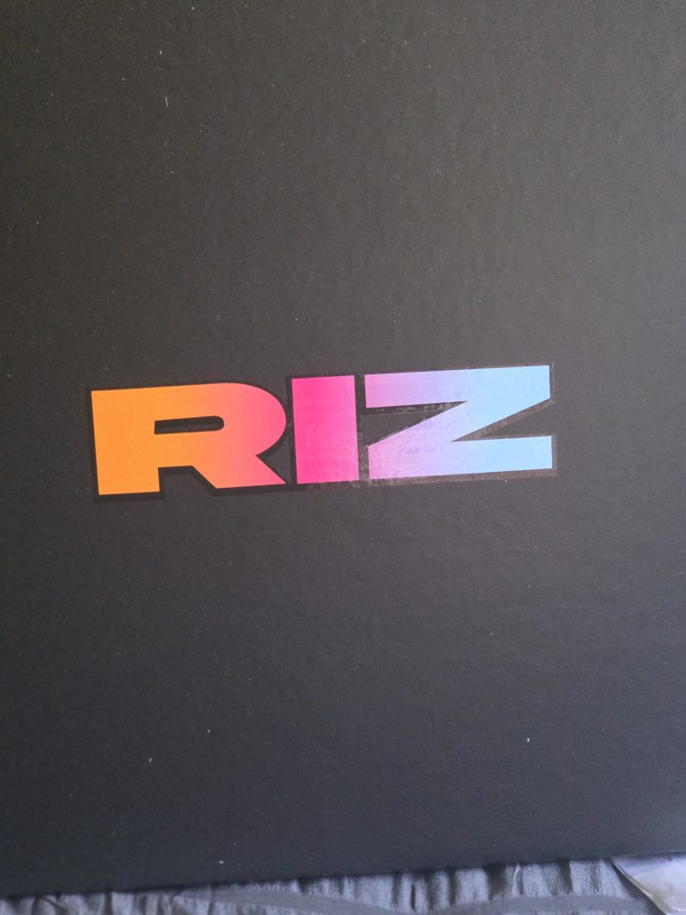Riz Nic Nicotine Pouches black box package showing the Riz Nic brand logo.