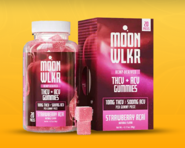 THCV vs Delta 8 shown in front of a good looking image background.