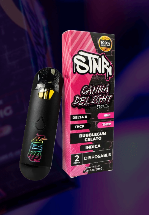 Hybrid Strain Products shown in front of a nice looking background.