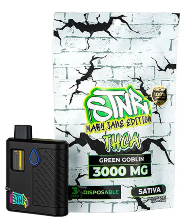 Hybrid Disposable Vapes shown in front of a white background.