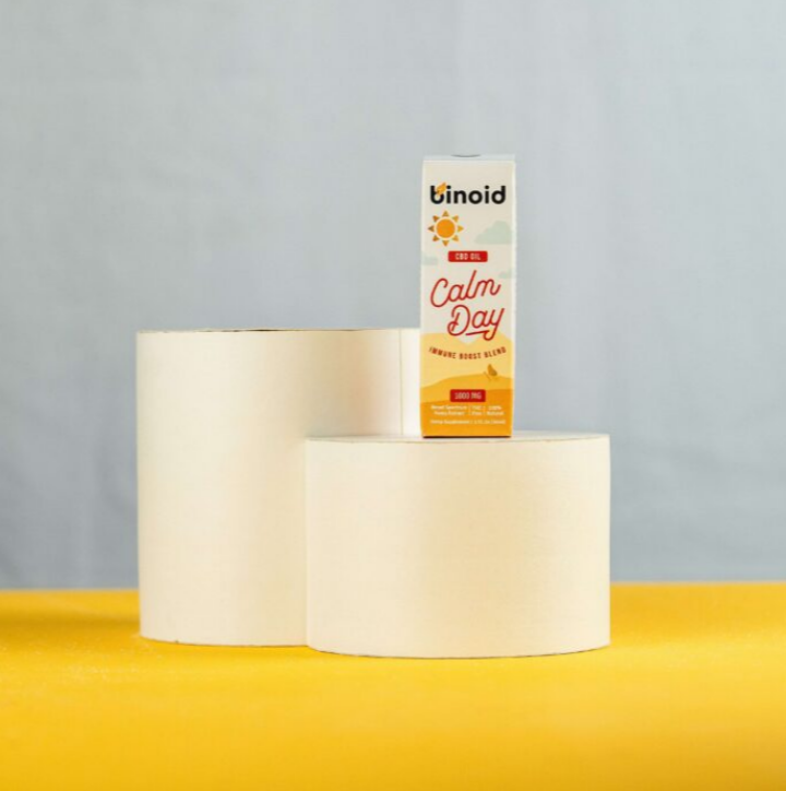 CBD drops shown in front of a nice-looking background.