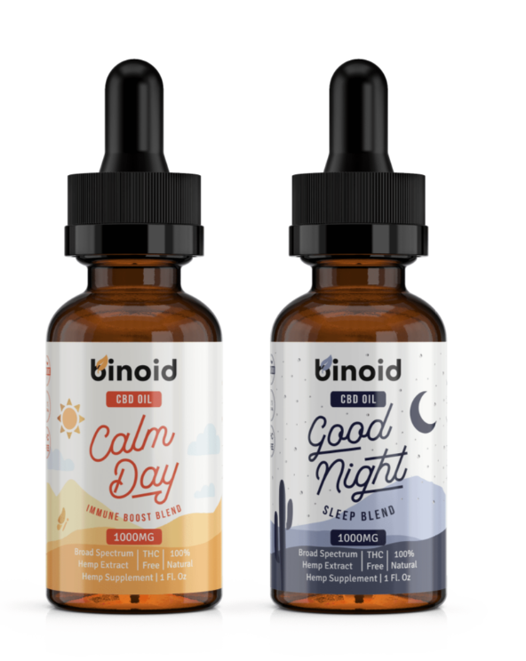 Organic CBD drops shown in front of a nice looking background.