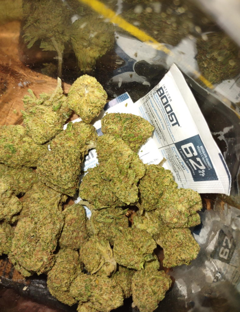 Best High THCA Flower in Asheville NC displayed in the picture in front of a nice background.