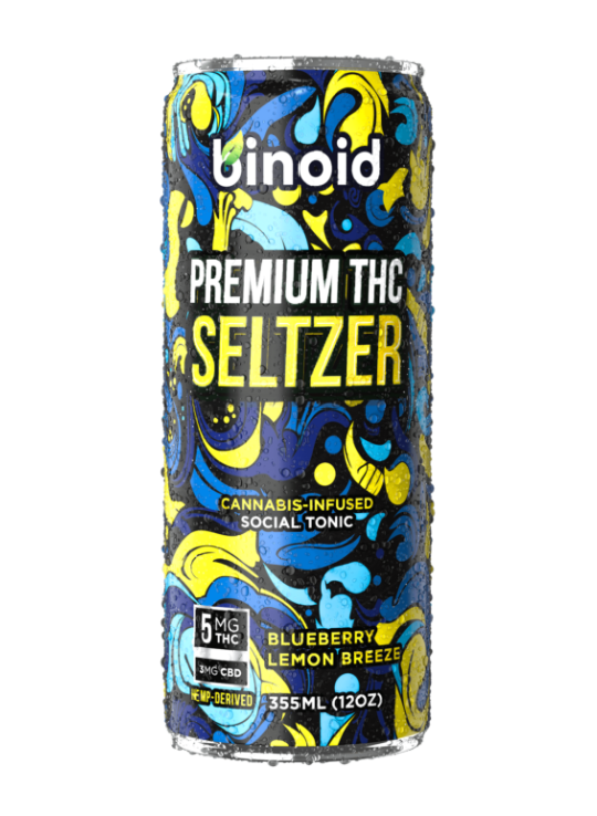 A single can of the best d9 infused drinks for 2026 displayed alone in front of a white background.