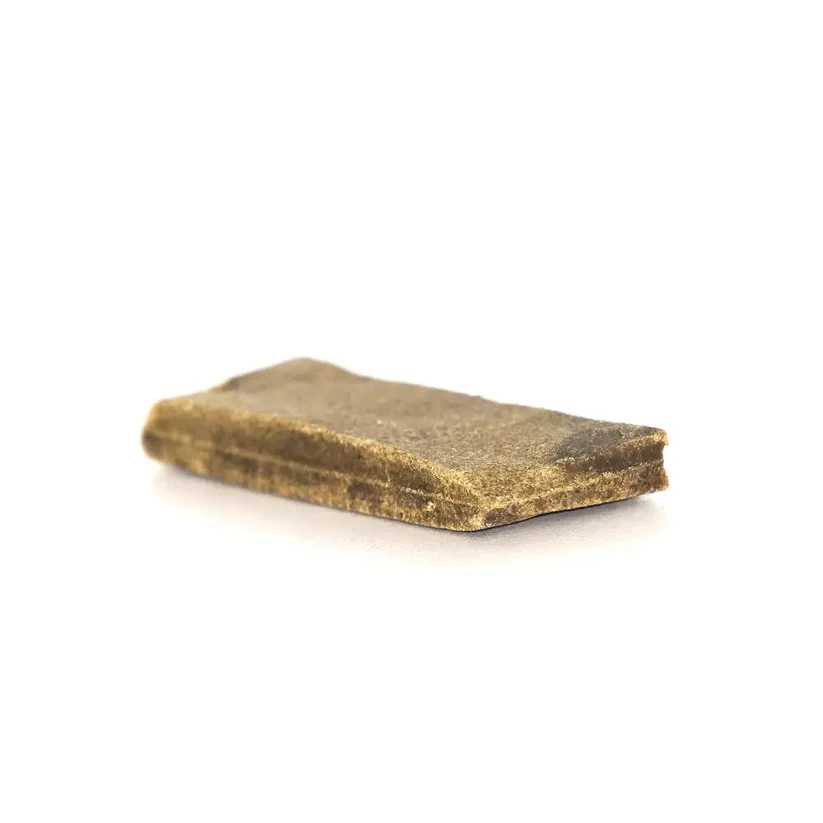 One of the 10DC Hash Bricks variants, the Peanut Butter Sherbert, displayed on top of a white surface.