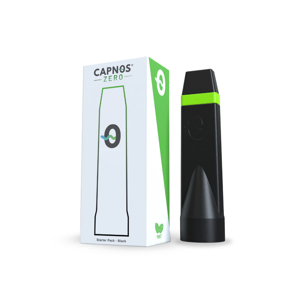 Quitting vape can be best when you use pressurized air inhalers like the one displayed: CAPNOS Zero.