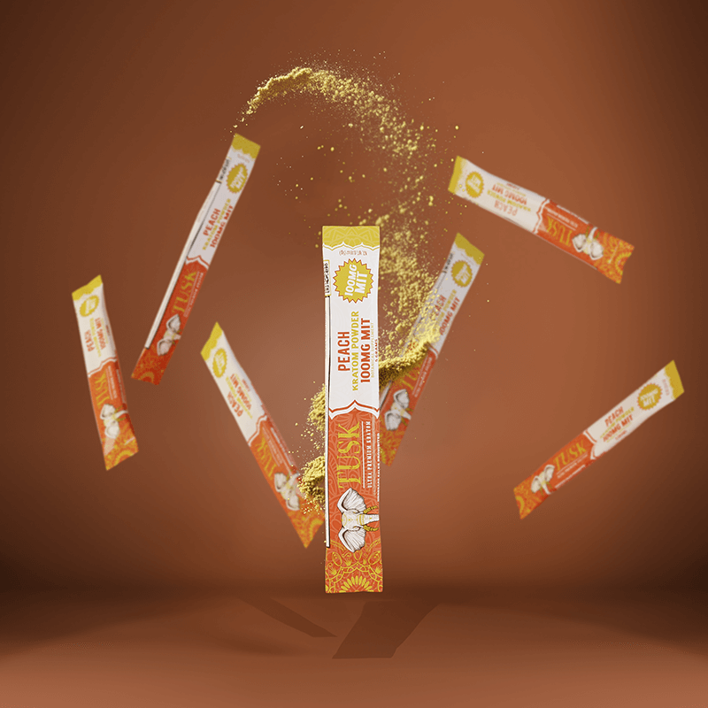 Balanced kratom effects usually come from the best brands like Tusk Kratom like with their product displayed on this image.