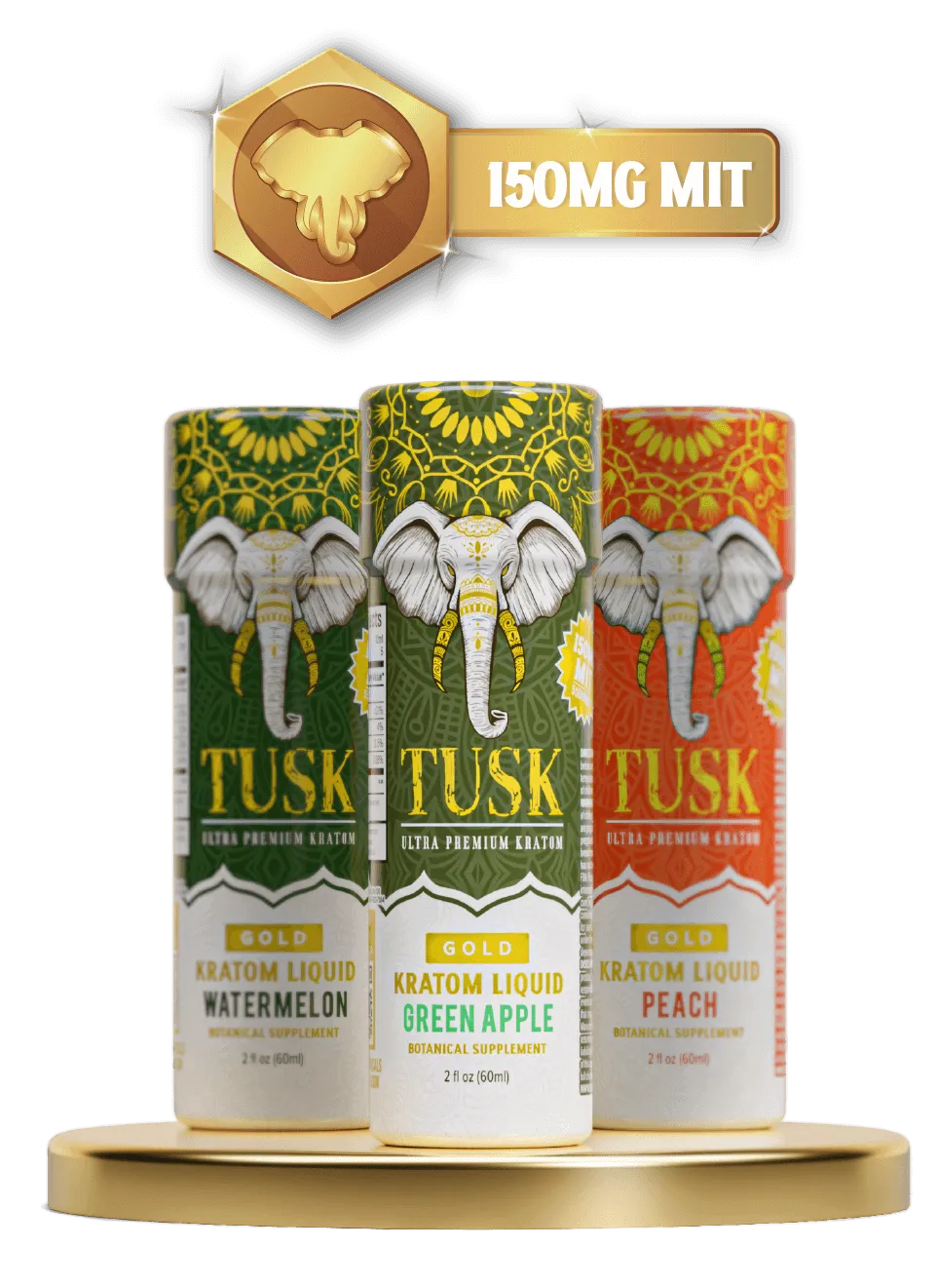 Balanced kratom effects usually come from the best brands like Tusk Kratom like with their products displayed on this image.