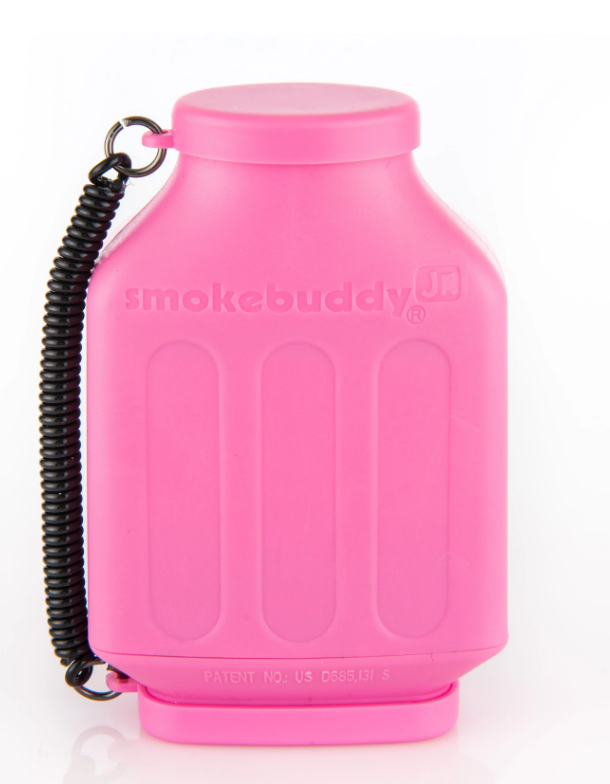 Portable Air Filter for Smoking in front of a white background.