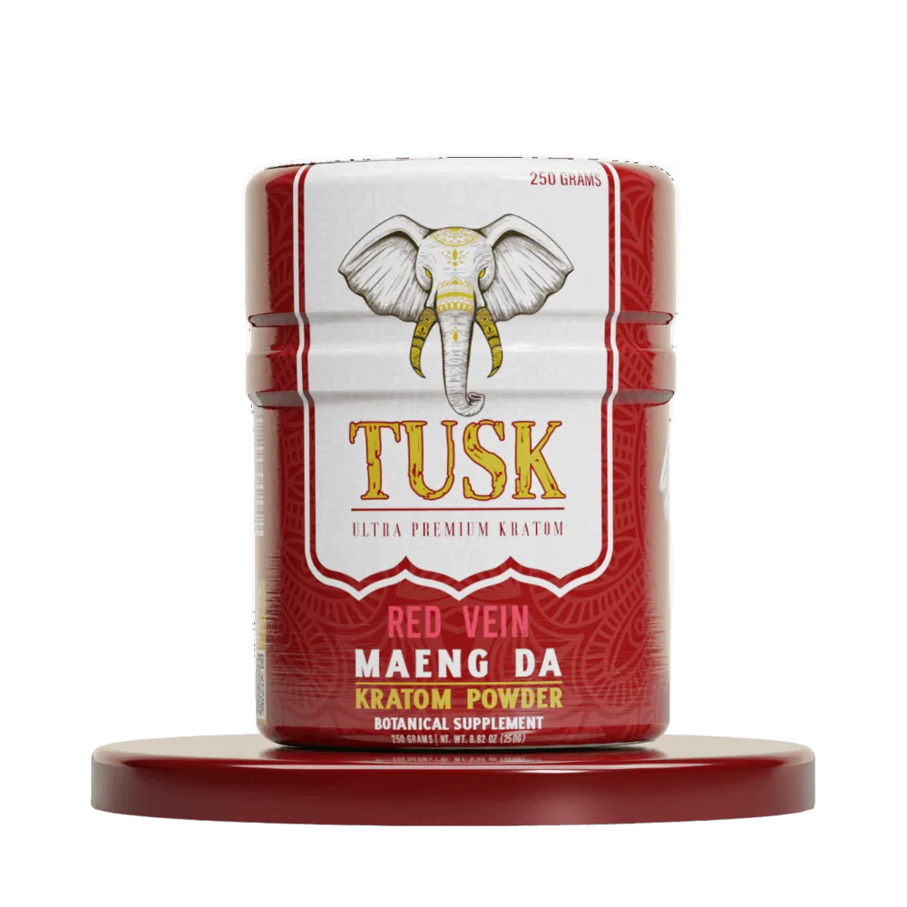 One of the best kratom strains displayed in front of a white background.