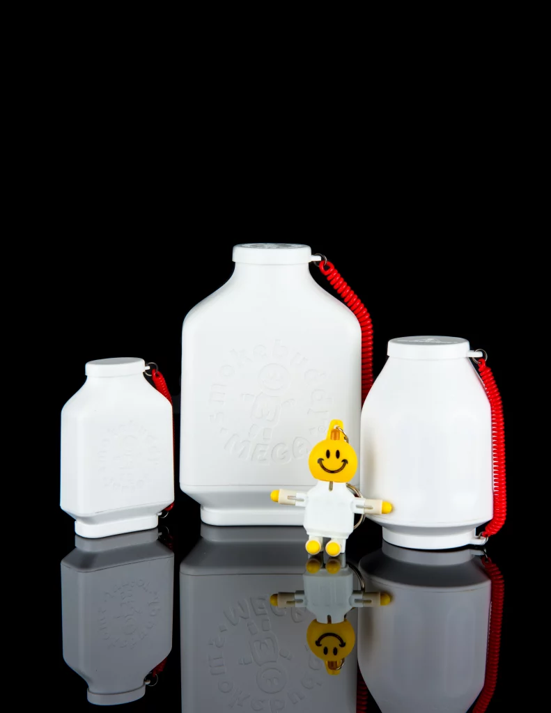 One of the best Smell Proof Smoking Accessories displayed in a studio background.