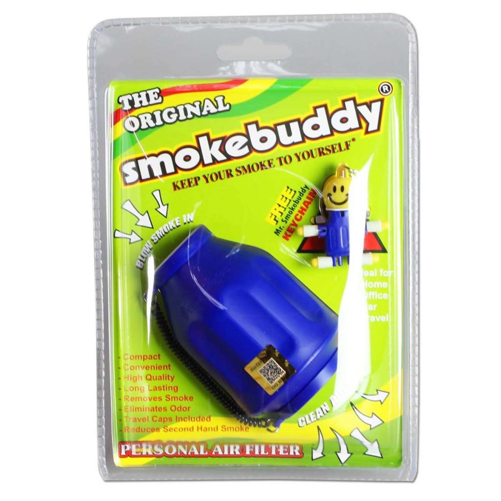 Personal Air Filter Lifespan shown in the image showing smokebuddy devices.