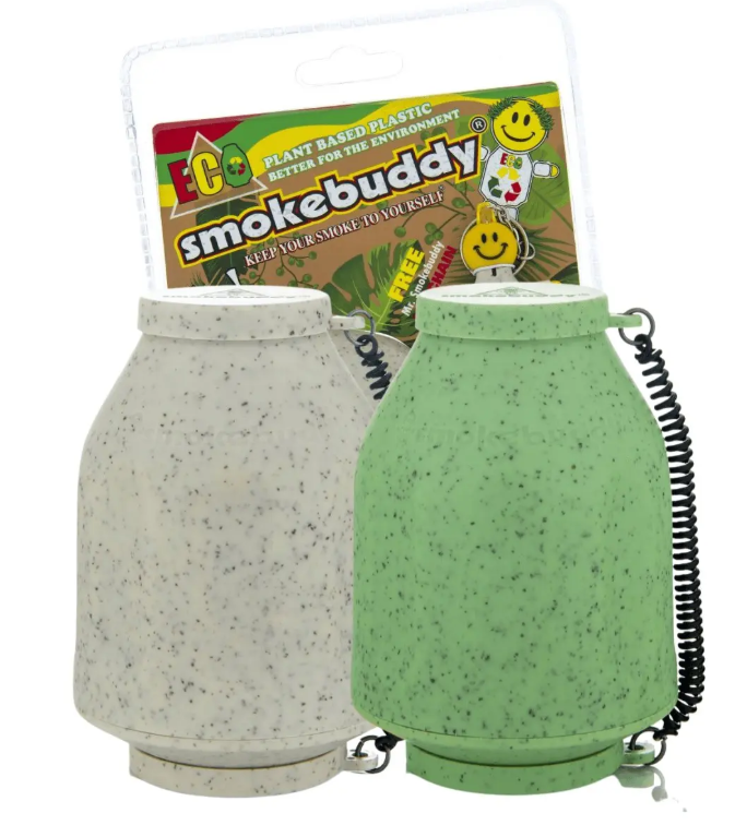 How Activated Carbon Absorbs Odor shown by a Smokebuddy device.