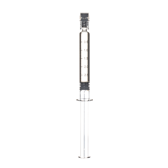 Looper Booster Shot 3ML: Jet Fuel showing the syringe in front of a white background standing there alone.