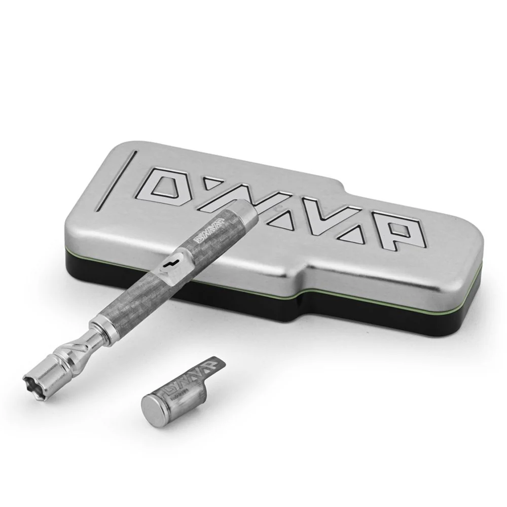 Dry herb vaporizer for beginners displayed together with two other vaping accessories.